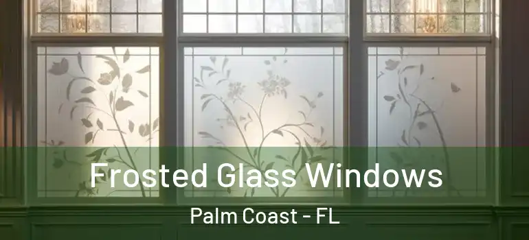  Frosted Glass Windows Palm Coast - FL