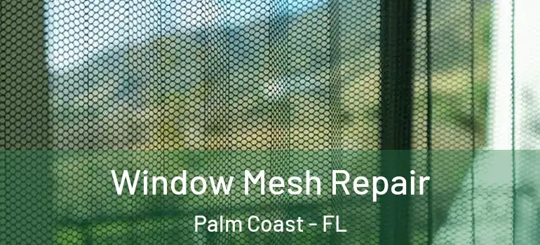  Window Mesh Repair Palm Coast - FL